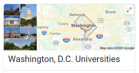 List of Washington DC Universities